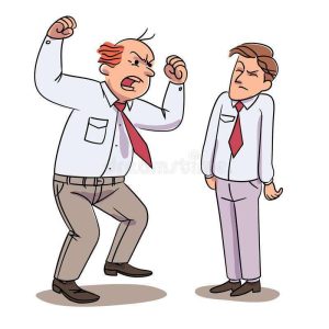 Employer-yelling-at-an-employee.-Casual-employees-should-not -be-bullied