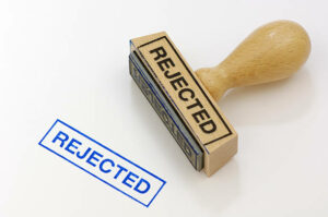 Classical-rubber-stamp-"REJECTED".