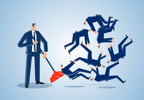 Employer-sweeping-out-the-employees not-needed