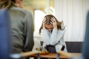 Female-employee-showing-signs-of-distress.